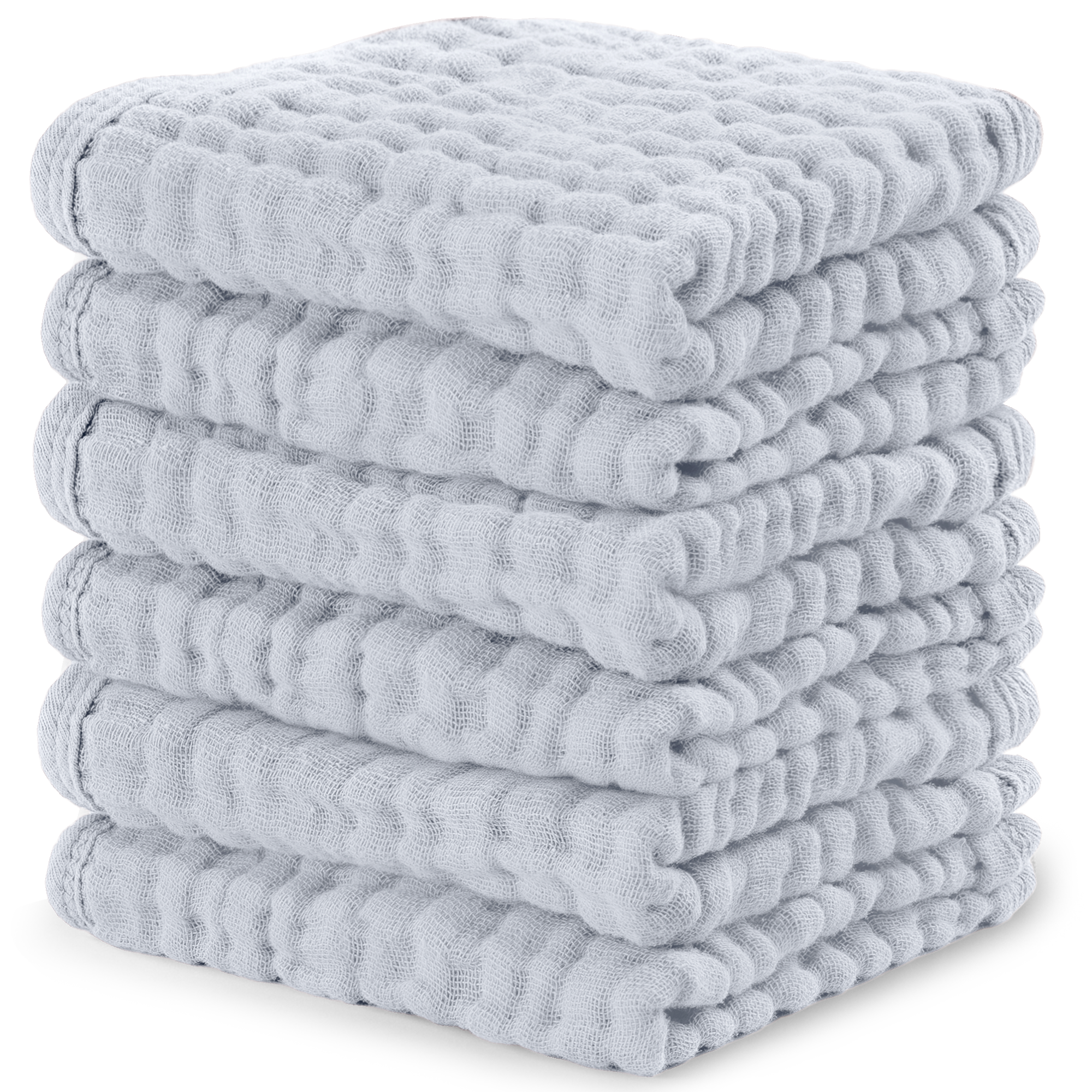 Baby Washcloths 100% Muslin Cotton by Comfy Cubs