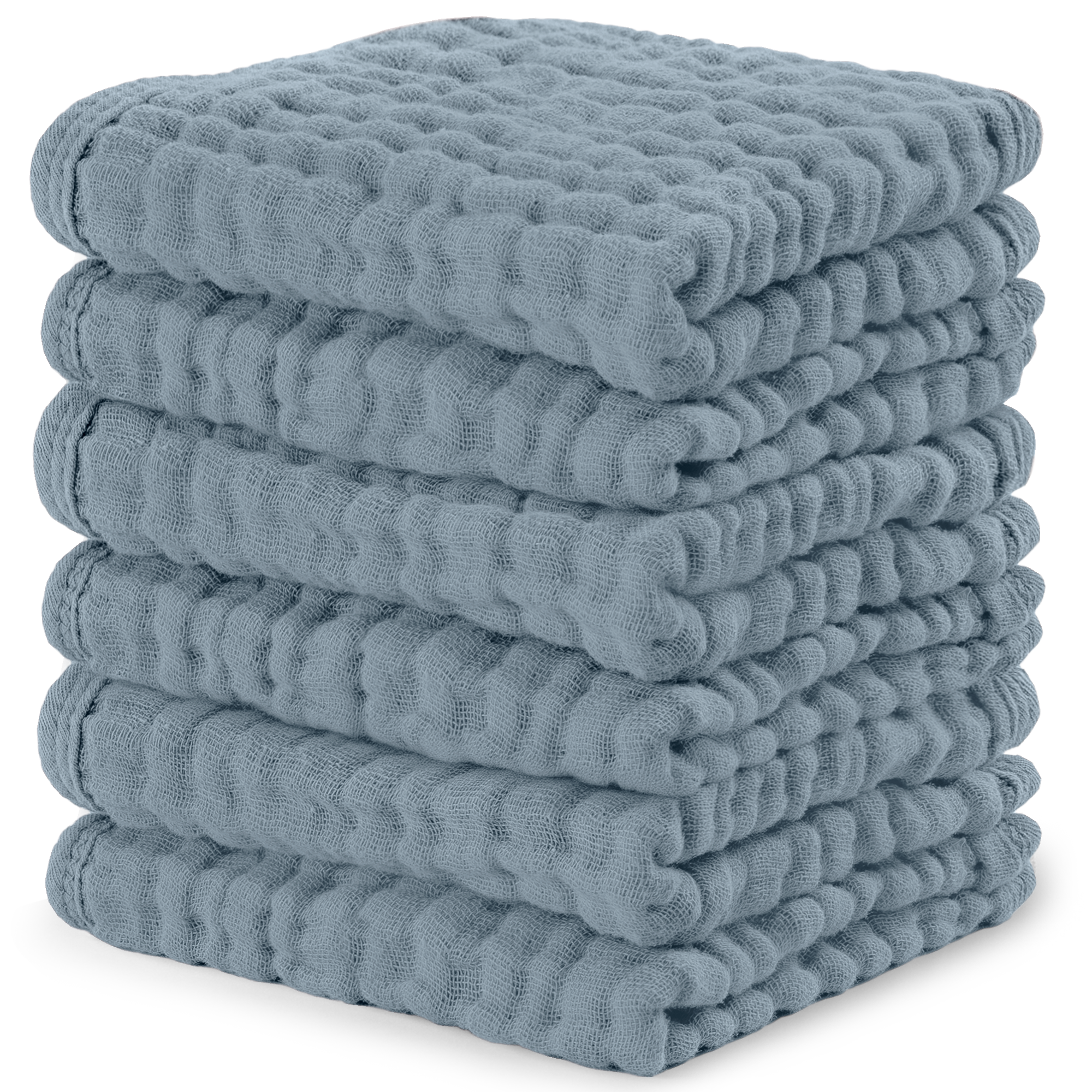 Baby Washcloths 100% Muslin Cotton by Comfy Cubs