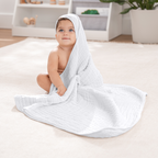 Baby Hooded Towels 6 Layer Muslin Cotton Towels (2 Pack)