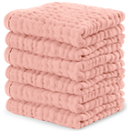 Baby Washcloths 100% Muslin Cotton by Comfy Cubs