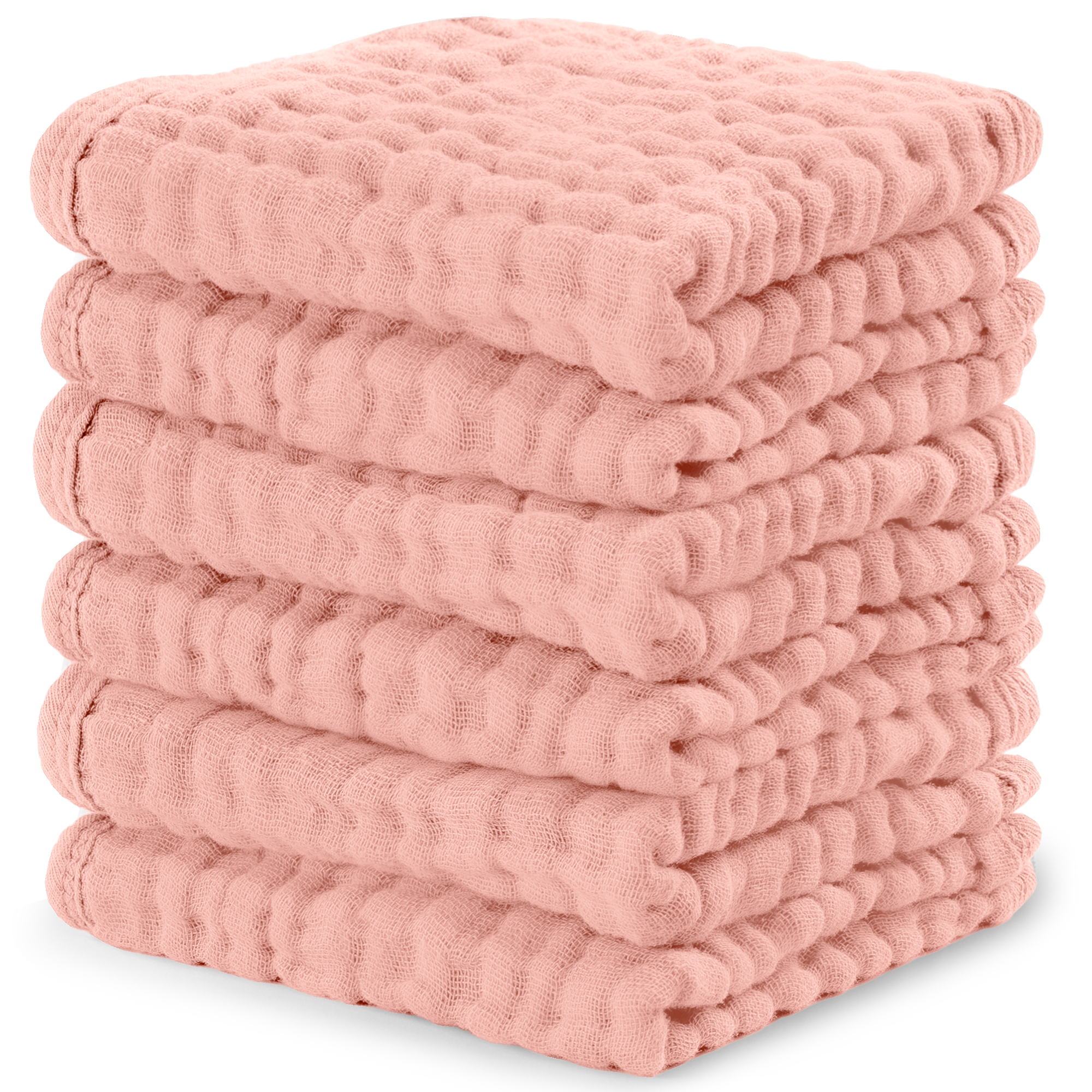 Baby Washcloths 100% Muslin Cotton by Comfy Cubs